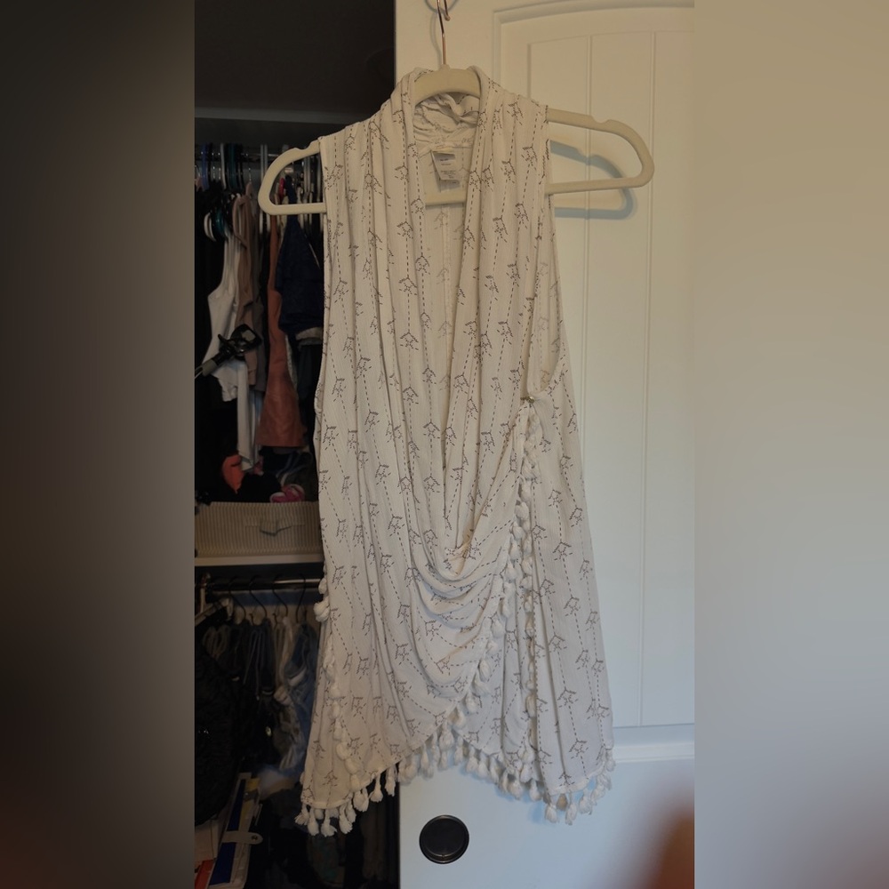 L*Space White Viscose Top